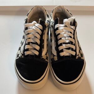Vans Black and White Checkered Sneakers
